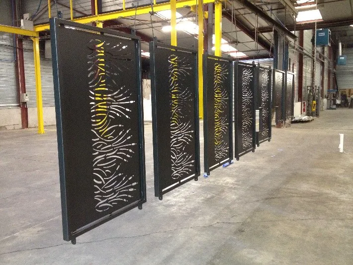 Cha&icirc;ne de peinture de l'atelier METALEC
